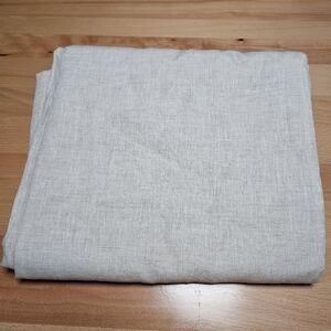 Quince Curtain European Linen 48x84 Flax Room Darkening Blackout One Panel